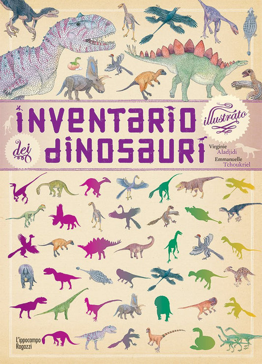 Inventario dinosauri - illustrato